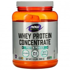 Сироватковий протеїн, концентрат, Whey Protein Concentrate, Now Foods, Sports, порошок, без смаку, 680 г