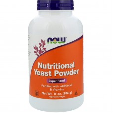 Пищевые дрожжи, Nutritional Yeast, Now Foods, порошок, 284 г