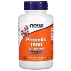 Прополіс, Propolis 1500, NOW Foods, 100 вегетаріанських капсул