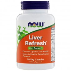Поддержка печени, Liver Refresh, Now Foods, 90 растительных капсул
