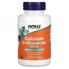 Кальцій D-глюкарат, Calcium D-Glucarate, Now Foods, 500 мг, 90 вегетаріанських капсул