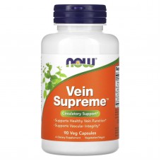 Підтримка для вен, Vein Supreme, Now Foods, 90 вегетаріанських капсул