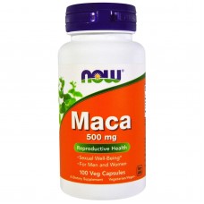 Мака (Maca), Now Foods, 500 мг, 100 вегетарианских капсул