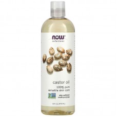 Касторовое масло, Castor Oil, Now Foods, Solution Oils, 473 мл.