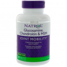 Глюкозамін хондроїтин МСМ, Glucosamine Chondroitin MSM, Natrol, 150 таблеток