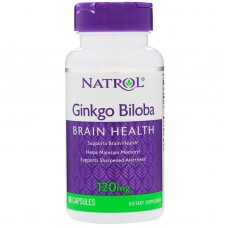 Гінкго білоба, Ginkgo Biloba, Natrol, 120 мг, 60 капсул