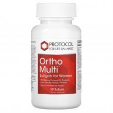 Мультивитамины для женщин, Ortho Multi for Women, Protocol for Life Balance, 90 гелевых капсул