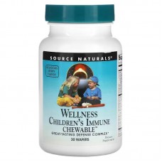 Зміцнення імунітету у дітей, Children's Immune Chewable, Source Naturals, з ягідним смаком, 30 жувальних цукерок
