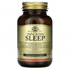 Формула для сна, Sleep, Solgar, тройного действия, 60 трехслойных таблеток