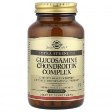 Глюкозамин хондроитин комплекс, Glucosamine Chondroitin, Solgar, экстра сила, 75 таблеток