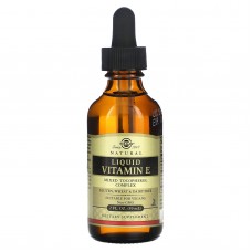 Витамин Е натуральный, Liquid Vitamin E, Solgar, 59 мл