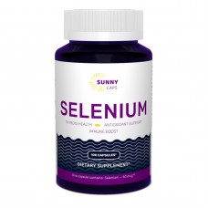 Селен, Selenium Powerfull, Sunny Caps, 50 мкг, 100 капсул