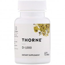 Витамин D3, Vitamin D, Thorne, 1000 МЕ, 90 капсул (25 мкг на капсулу) Витамин D3, Vitamin D, Thorne, 1000 МЕ, 90 капсул (25 мкг на капсулу)