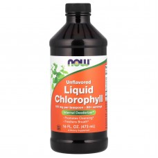 Хлорофіл рідкий, Liquid Chlorophyll, NOW Foods, без ароматизаторів, 473 мл