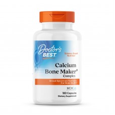 Комплекс для костей с кальцием, Calcium Bone Maker, Doctor's Best, 180 капсул