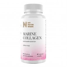 Морський колаген, Marine Collagen, My Nutri Week, 2000 мг, 120 капсул