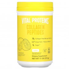 Пептиди колагену, Collagen Peptides, Vital Proteins, лимон, порошок, 313 г