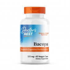 Бакопа, Бaкoпa With Synapsa, Doctor's Best, 320 мг, 60 капсул