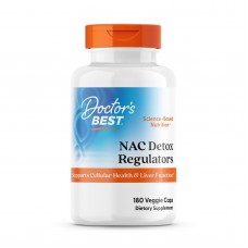 Ацетилцистеїн, NAC Detox Regulators, Doctor's Best, 180 капсул