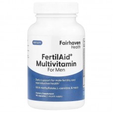 Репродуктивное здоровье мужчин, FertilAid Multivitamin for men, Fairhaven Health, мультивитамины, 90 капсул