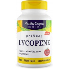 Лікопін, Natural Lycopene, Healthy Origins, 15 мг, 60 гелевих капсул