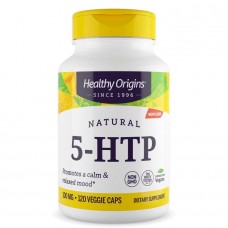 5-НТР, 5-гідрокситриптофан, 5-HTP, Healthy Origins, 100 мг, 120 вегетаріанських капсул