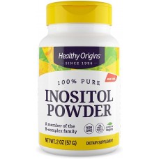 Інозітол, Inositol Powder, Healthy Origins, порошок, 56.7 г