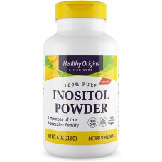 Інозітол, Inositol Powder, Healthy Origins, порошок, 113.4 г