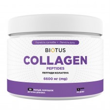 Пептиди колагену, тип 1 та 3, Collagen Peptides, Biotus, 6600 мг, 198 г