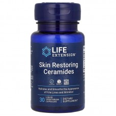 Відновлення шкіри, Skin Restoring Ceramides, Life Extension, кераміди, 30 рідких вегетаріанських капсул