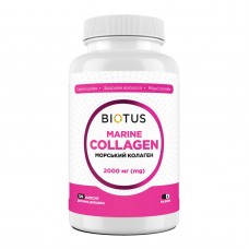 Морський колаген, Marine Collagen, Biotus, 120 капсул