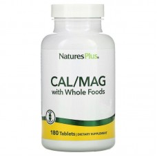 Кальцій Магній, Cal / Mag, Nature's Plus, Source of Life, 180 таблеток