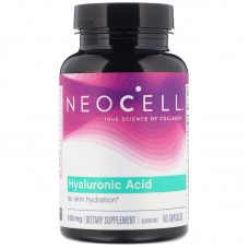 Гиалуроновая кислота, увлажнение, Hyaluronic Acid, Neocell, 60 капсул