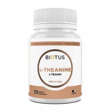 L-теанін, L-Theanine, Biotus, 600 мг, 60 капсул