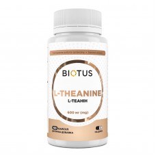L-теанін, L-Theanine, Biotus, 600 мг, 100 капсул