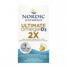 Ultimate Omega 2X D3 - 60 softgels Nordic Naturals Ultimate Omega 2X D3 - 60 softgels Nordic Naturals
