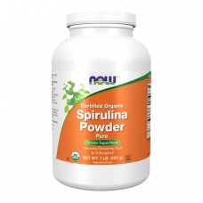 Spirulina Powder - 454g (Пошкоджена банка) Now Foods