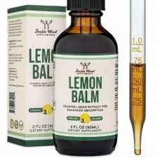 Краплі меліси лимонної Double Wood Supplements Lemon Balm Drops (590 мг в 0.5 мл), 60 ml