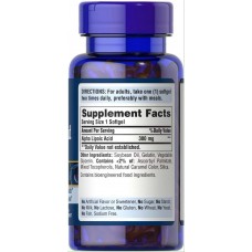 Альфа-липоевая кислота Puritan's Pride Alpha Lipoic Acid 300 mg 60 Capsules  Puritan's Pride