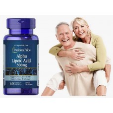 Альфа-липоевая кислота Puritan's Pride Alpha Lipoic Acid 300 mg 60 Capsules  Puritan's Pride