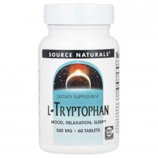 L-триптофан Source Naturals L-Tryptophan 500mg 60 Tablets Source Naturals