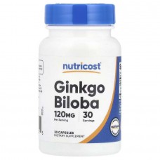 Гинкго Билоба Nutricost Ginkgo Biloba 120 mg 30 Capsules Nutricost