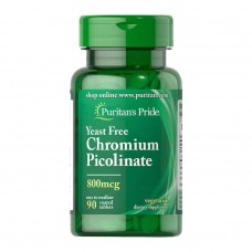 Puritan's Pride Chromium Picolinate 800 mcg Yeast Free (90 tablets)
