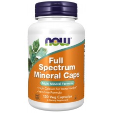 Мультимінерали, Full Spectrum Mineral Caps, Now Foods, 120 вегетаріанських капсул