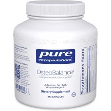 Кальцій (проти остеопорозу), OsteoBalance, Pure Encapsulations, для поліпшення абсорбції кальцію і поліпшення мінералізації здорових кісток, 210 капсула
