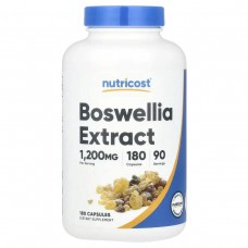 Екстракт босвелії Nutricost (65% Boswellic Acid) 1200 мг 180 капсул