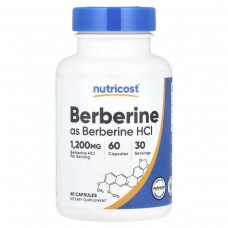 Берберин Nutricost (Berberine HCl) 600 мг 60 капсул