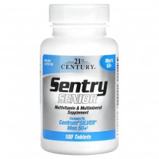 Мультивітаміни для чоловіків віком від 50 років 21st Century (Sentry Senior Multivitamin & Multimineral Supplement Men 50+) 100 таблеток