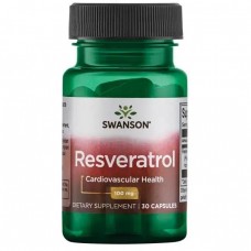 Ресвератрол, Resveratrol 100, Swanson, 100 мг, 30 капсул