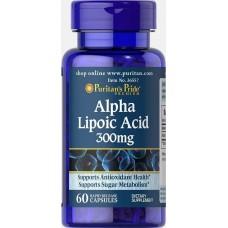 Альфа-липоевая кислота Puritan's Pride (Alpha Lipoic Acid capsules) 300 мг 60 капсул
